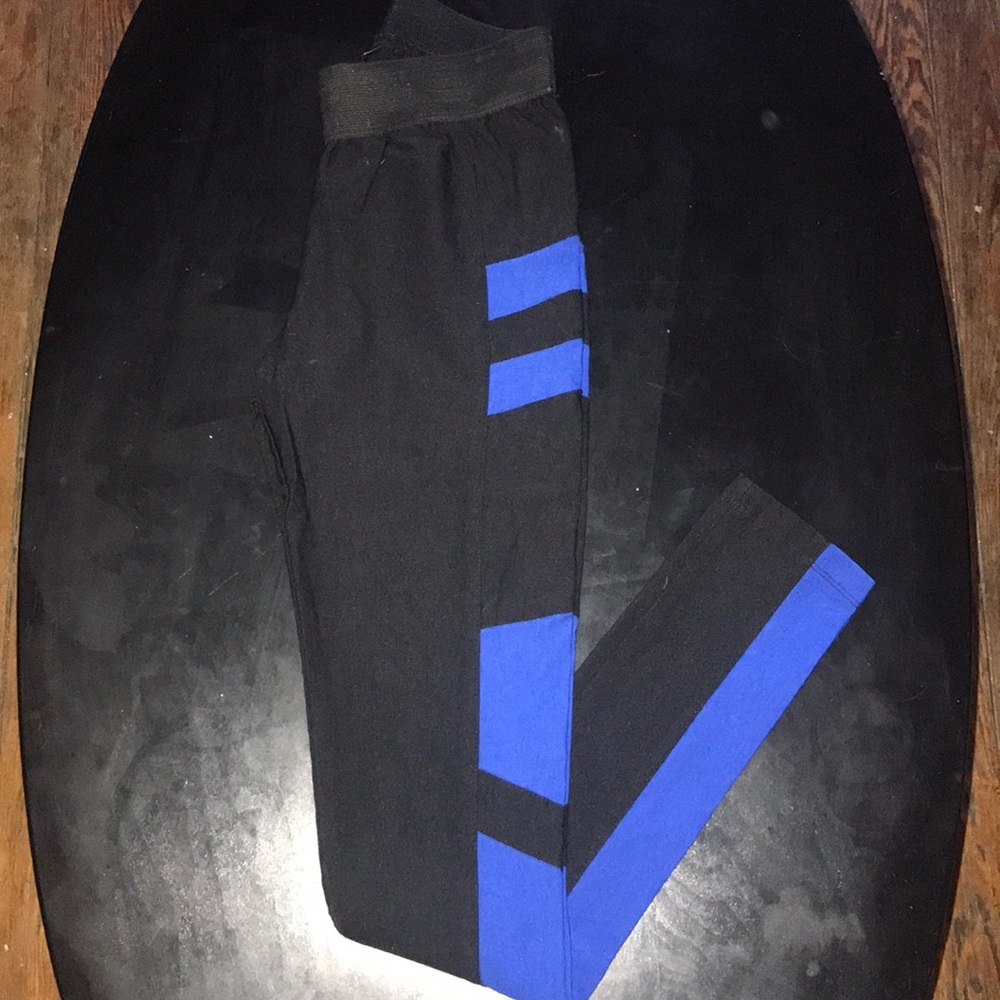 JOJO Blue/Black Skinny Leg Pants
